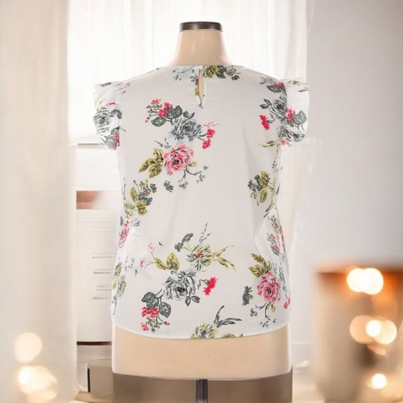 Shein Floral Print  Blouse | SIZE 2X - Picture 2 of 4